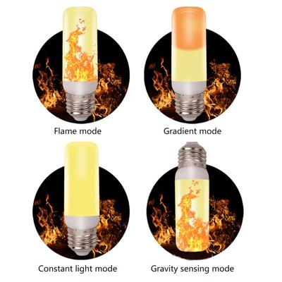LED Flicker Flame Light Bulb Simulated Burning Fire Effect E27 Lamp Xmas Party Decorations Drop Ship