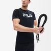 Fila Leichtathletik Logo Buchstaben Rundhals Kurzarm T-Shirt Herren Oberteile Königsblau A11M221109FNV