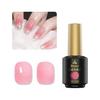 Gel Nail Color, Transparent, Sheer Color, Single Color, 8ml, UV/LED Compatible, Suitable for Beginners & Professionals, Base Color Gel, Summer (Pink)