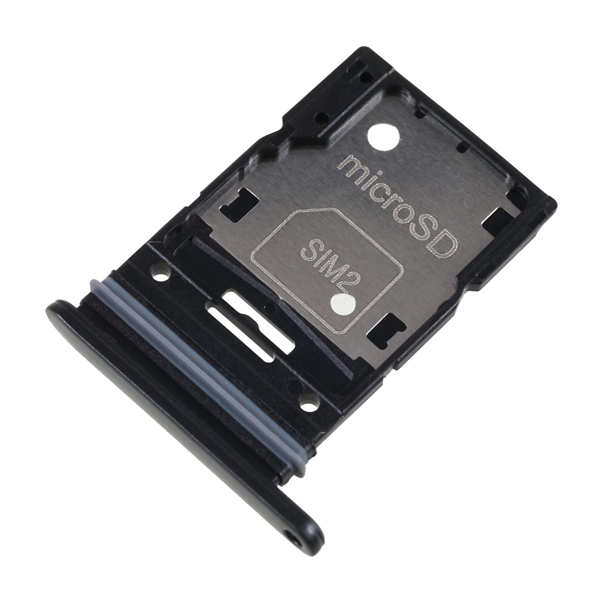 

For Samsung Galaxy A54 5G A546 Dual SIM Card+SD Card Tray Holder Replacement Part (without Logo) Black