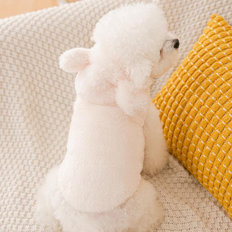 Teplé oblečky pro domácí mazlíčky Roztomilý potisk Kabát Malý Střední Pes Kočka Mikina Bunda Teddy Francouzský buldoček Čivava Zimní oblečení