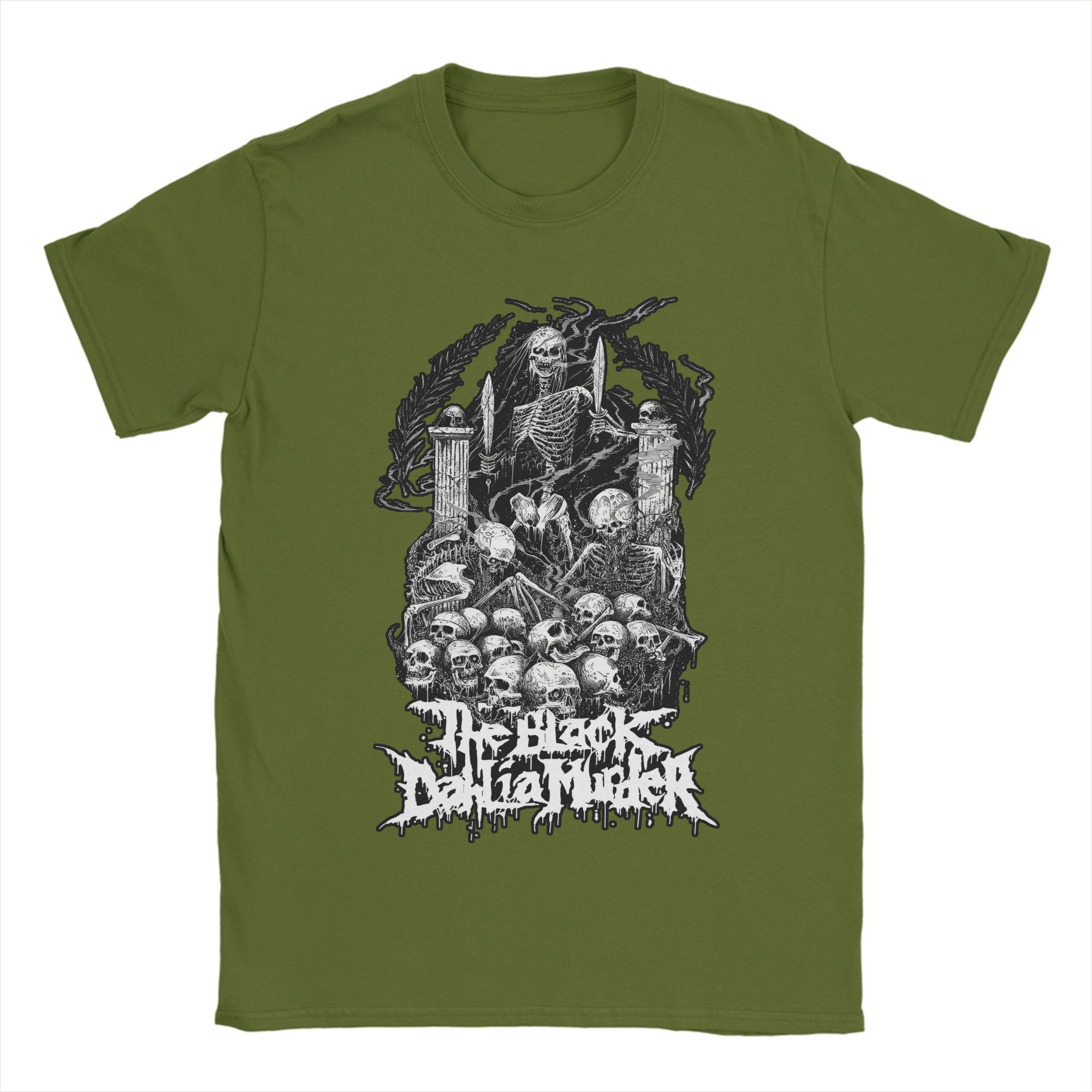 

Casual T-Shirt Summer THE BLACK DAHLIA MURDER Band Novelty T-Shirts Cotton Tee Shirt for Men s Cheap Print Short Sleeve Tops 4XL