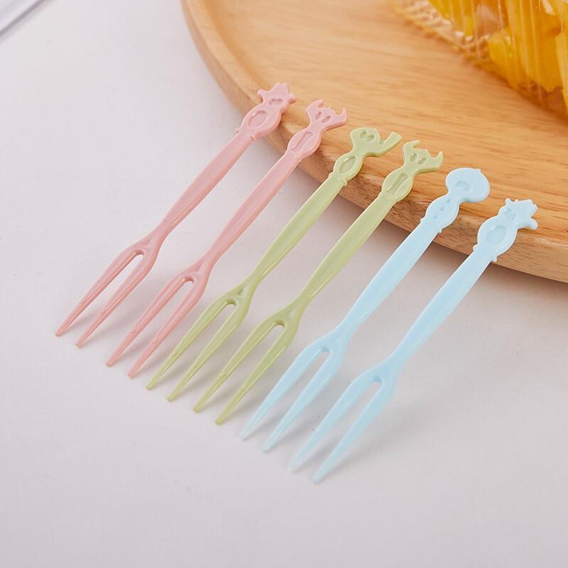 Xingfang Disposable Plastic Fruit & Dessert Forks