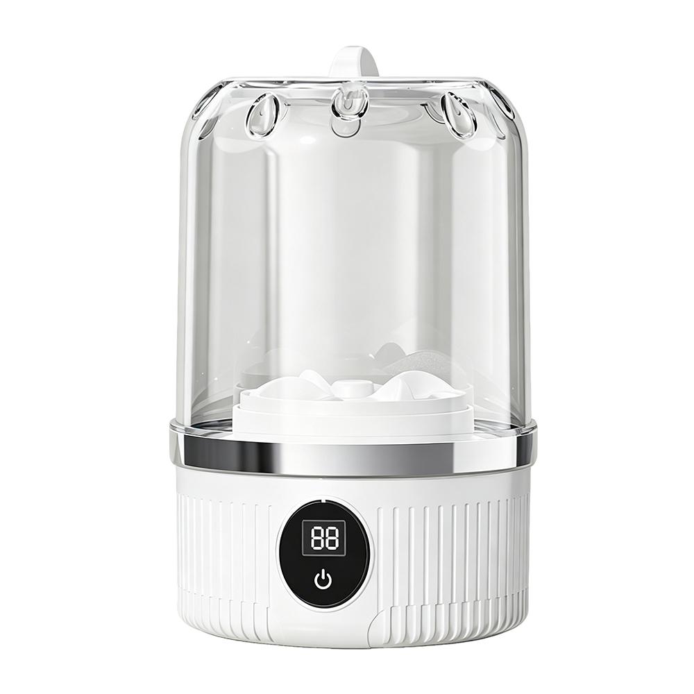 Portable Mini Automatic Rechargeable Underwear Bra Washer All-In-One Washer/Dryer Desktop Electric Bucket No Plug Required&5 V белый