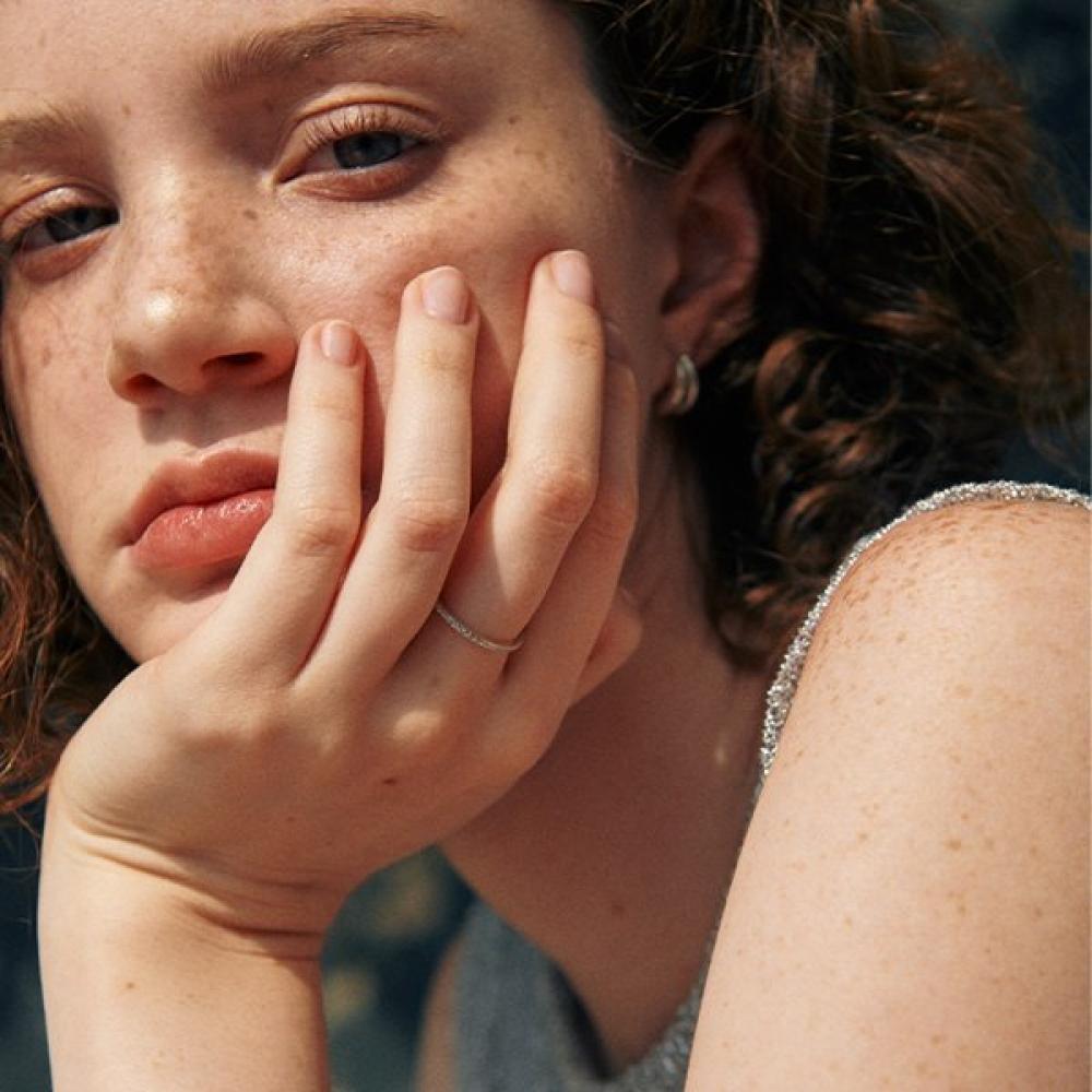 Verte [925 Silver] Anse Dew Ring   Cinq.silver.210