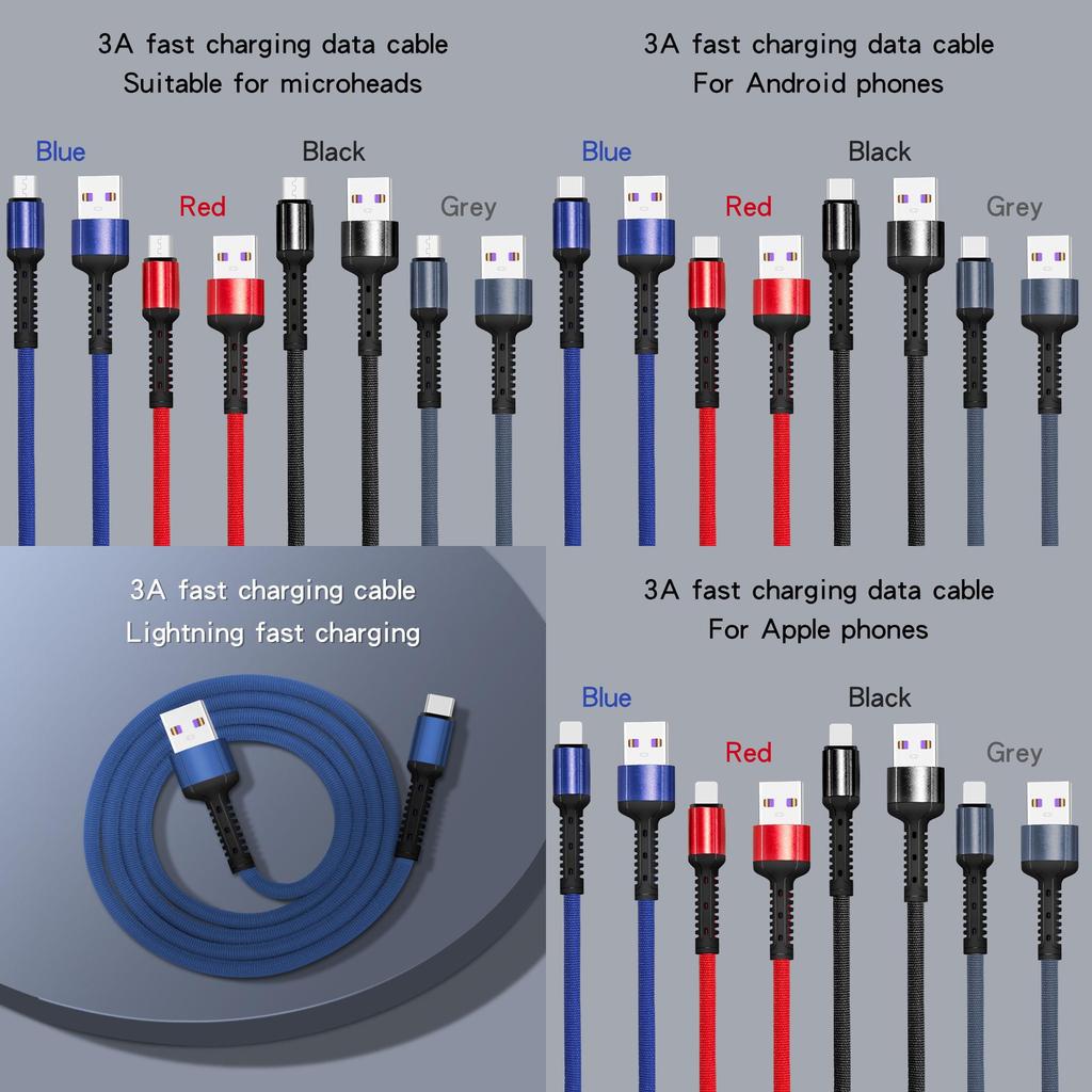 Durable And Fast Charging Cable For Android Huawei Apple Iron Man Type-c Usb Cable