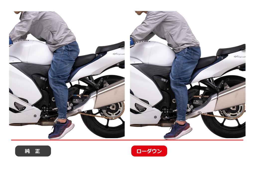 Effex PHA526D Low Down Kit, 0.7 inch (18 mm) Down, Hayabusa