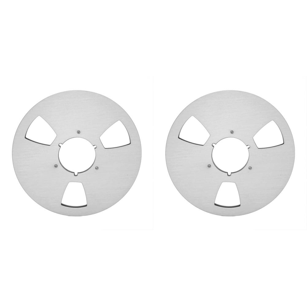 1/4 10.5 Inch Blank Tape Reel 3 Holes Recording Takeup Reel for Reel To Reel Tape Recorder Replacement Opening Machine Part