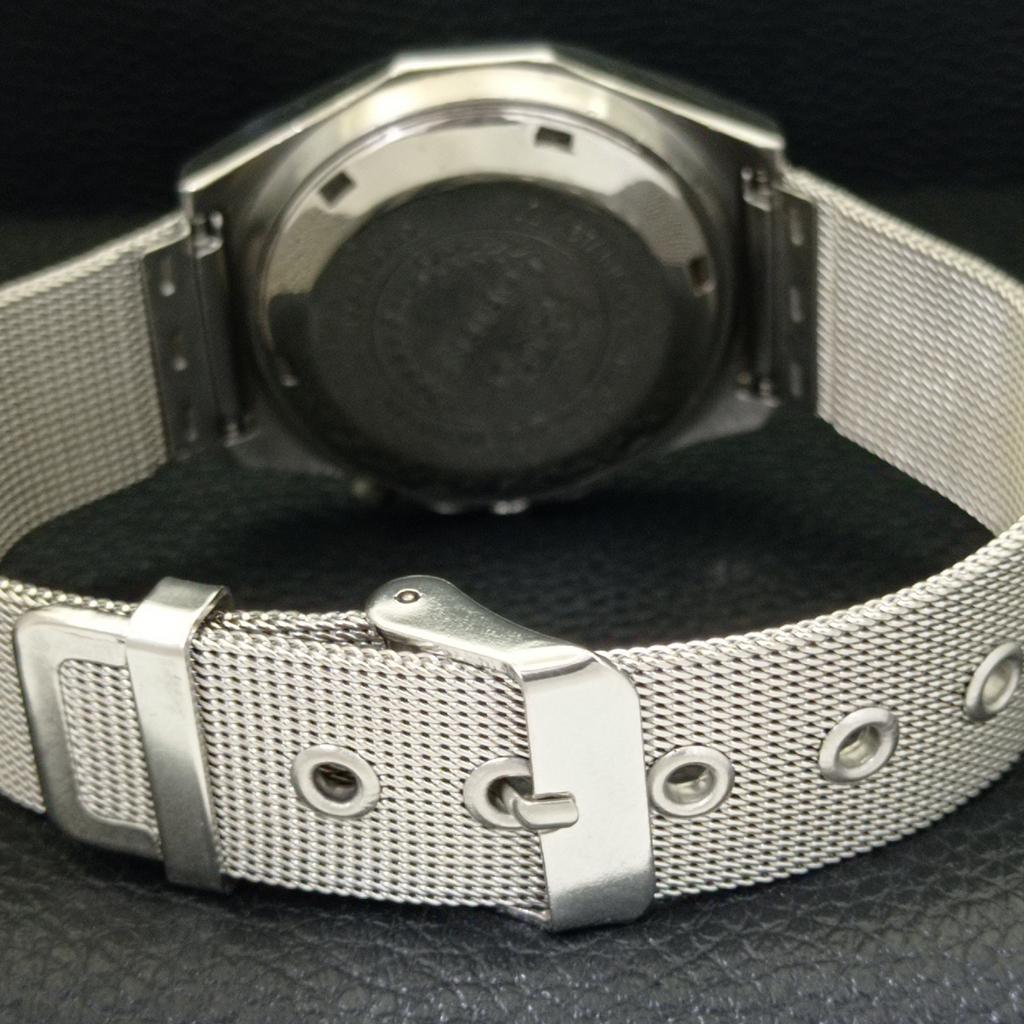 VINTAGE ORIENT CRYSTAL AUTOMATIC JAPAN MENS ORIGINAL DIAL WATCH a500747-5 R154-a500747