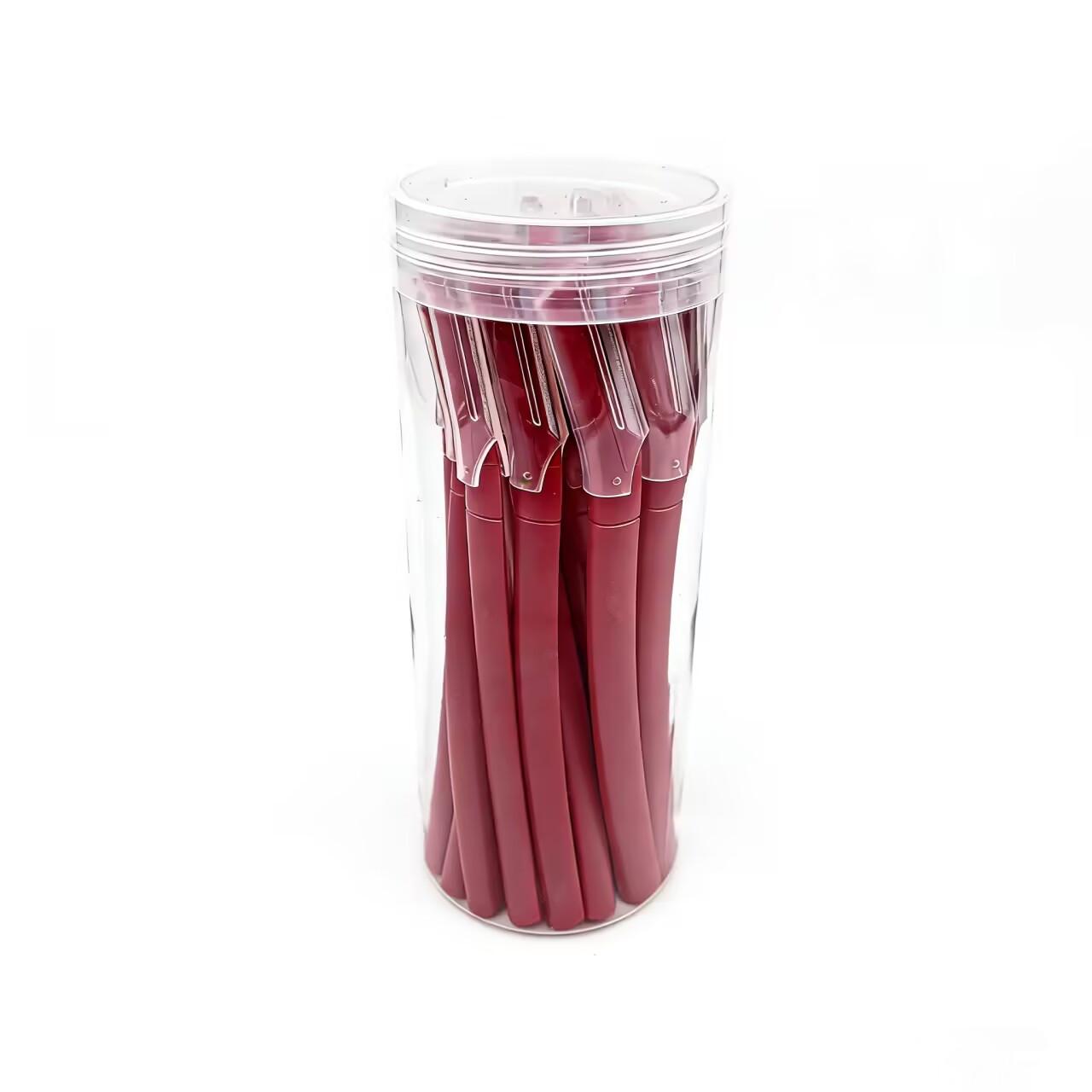 

Eyebrow Razor Set: 20 Transparent & Red Razors in Long and Short Models