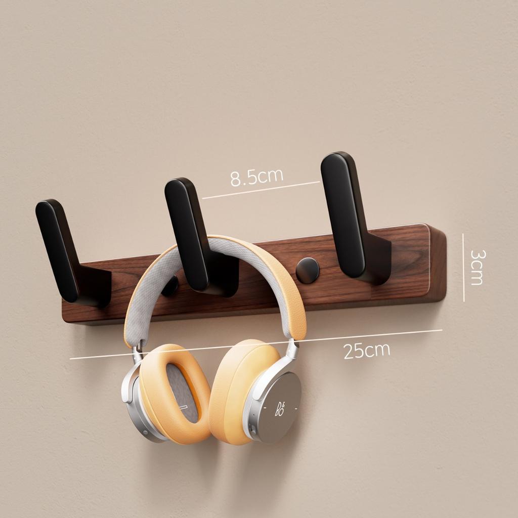 Walnut Beech Hook, No Punching in The Fitting Room, Hanger Behind The Door, Wall Hanging in The Entrance, Clothes Hat Hanger