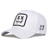 Men Cartoon Pattern Embroidered Five-sided Baseball Cap Outdoor Adjustable Sunscreen Leisure Hat Spring Autumn Travel Tourism Beach Vacation