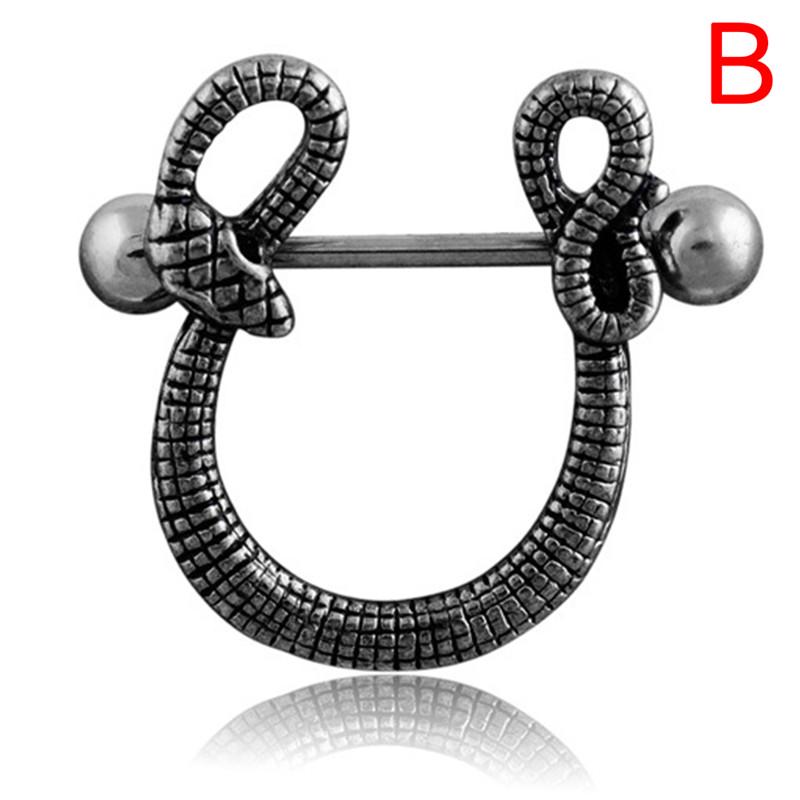 1Pc Vintage Nipple Piercing Bohemia Bar Rings Surgical Steel Sliver Color Nipple Barbell Piercing Nombril Bar Body Jewelry