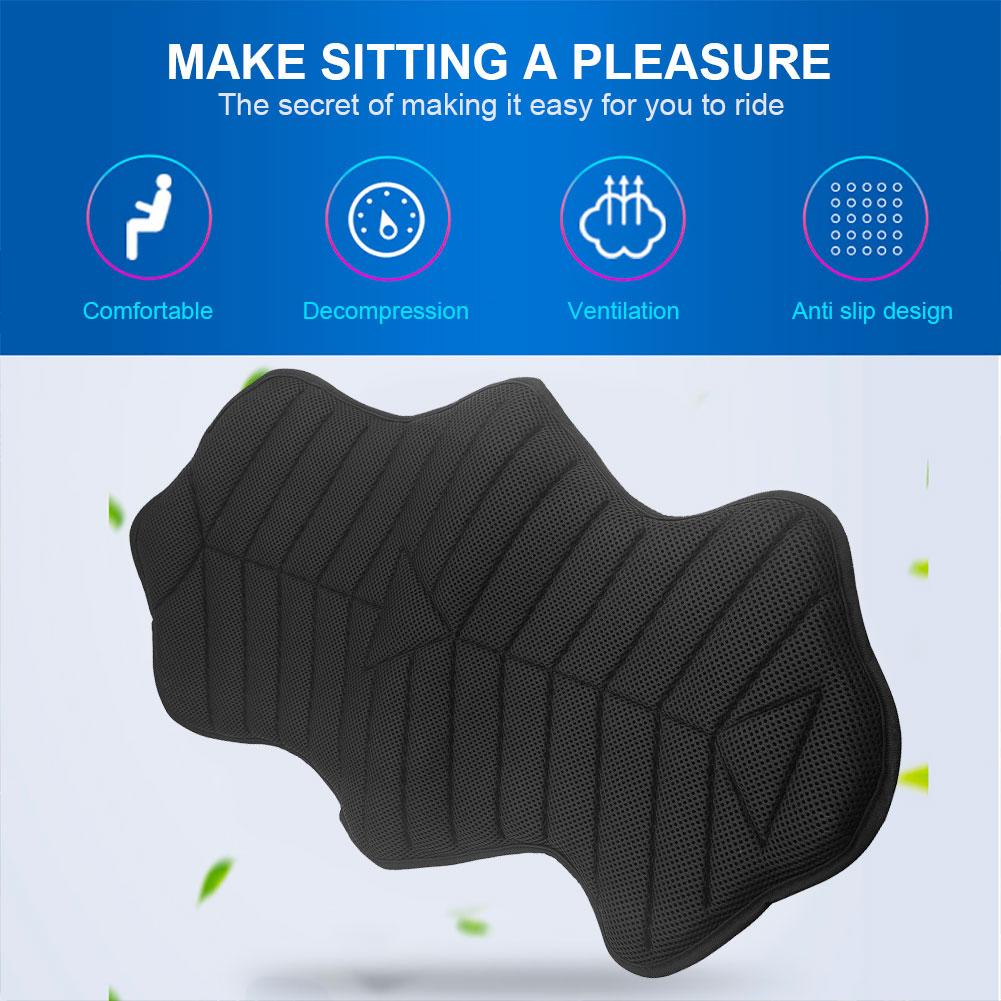Seat Cover Sweatproof Motorcycle Air Cushion Breathable Heat Insulation for Motorcycle Electric Bicycle for Motobike Autocycle