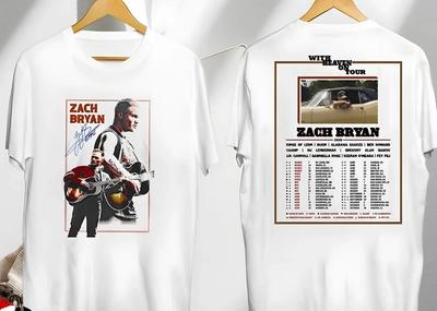 Νέος!! Μπλούζα Zach Bryan With Heaven On Tour 2026