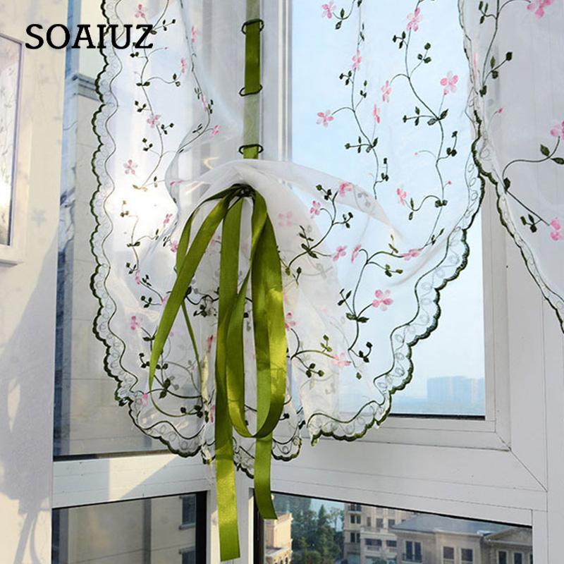 1 τμχ Παραθύρου Υπνοδωματίου Πολυεστέρας Πλωτή κουρτίνα Κουρτίνα Παράθυρο Κουρτίνα Μπάνιου Ποιμενικού στυλ