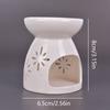 Ceramic Aroma Burner Essential Oil Lamp Hollowing Candle Holder Incense Censer