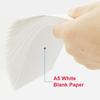 Half Letter Blank Paper, A5 100 Sheets/200 Pages Printer Paper, Unpunched, Blank Copy Paper, 100gsm, White, 5.8'' x 8.2''