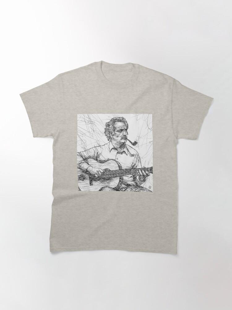Georges Brassens GEORGES BRASSENS Tuscheporträt .1 Klassisches T-Shirt
