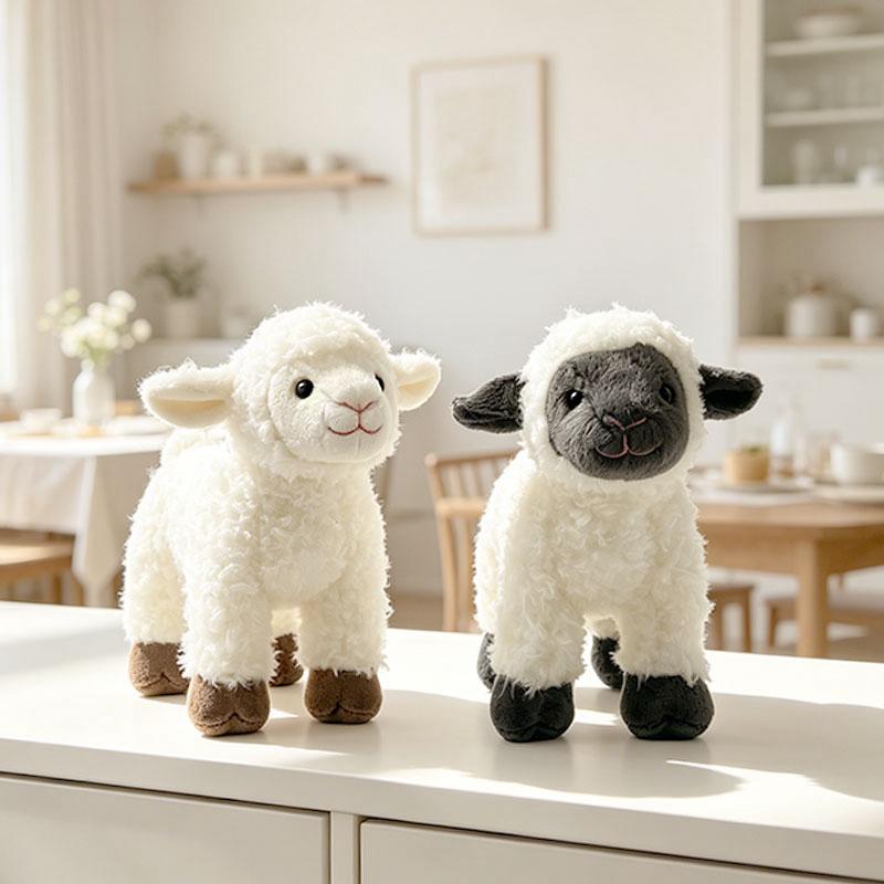 Cute And Soft Sheep Plush Toy Animal Home Decoration High-quality And Comfortable Children's Birthday Gift Companion Gift