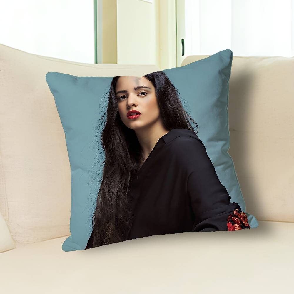R-Rosalias Motomami Anime Celebrity Merchandise All-Match Printed Pillow Case Sofa Car Office Room Decoration Protector
