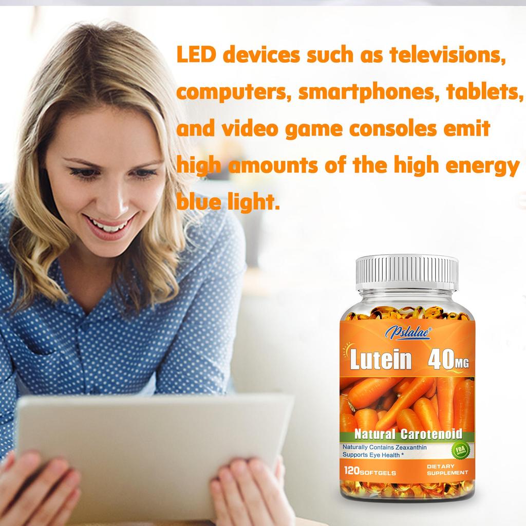 Lutein 40mg - with Zeaxanthin-Eye Health and Visual Function,Relieve Eye Fatigue
