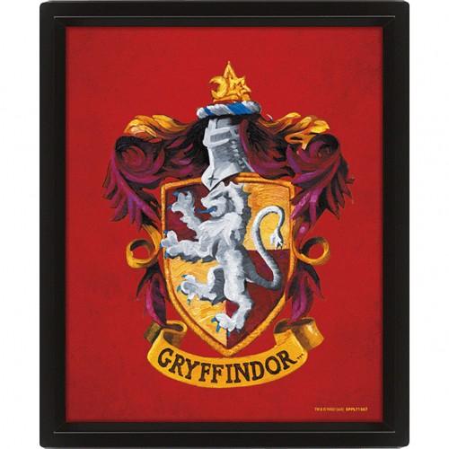 Harry Potter Gryffindor 3D Framed Picture