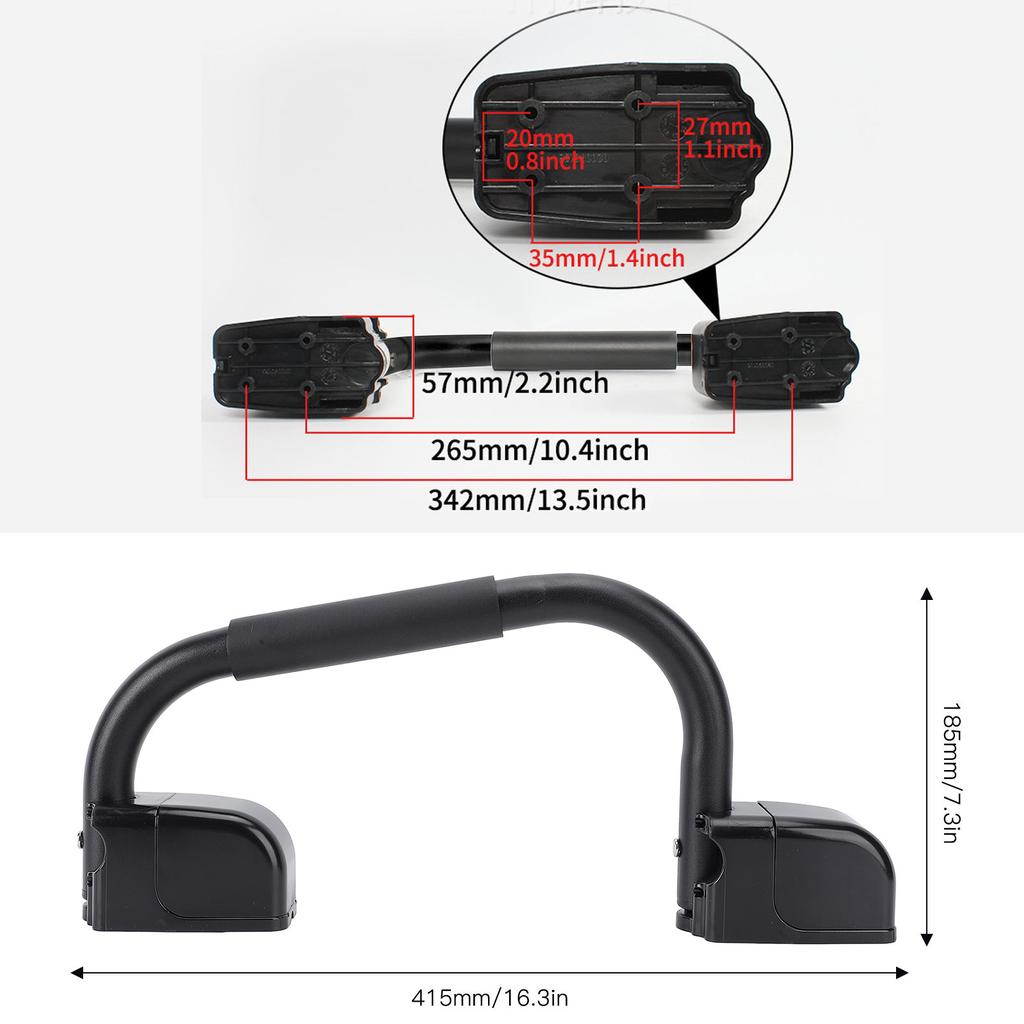 RV Hand Rail Folding Handle Entry Door Grab Bar Aluminum Alloy Soft Touch Assist Handle for Motorhome Travel Trailer