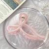 Bow Transparent Hair Clip Women's Jelly Color Shark Clip Dazzling Fashion Hair Accessories
