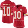 Mens Womens Cotton Football T-Shirt With Embroidered Player Name Number Mahomes 15 Pacheco 10 Fall Winter Sports