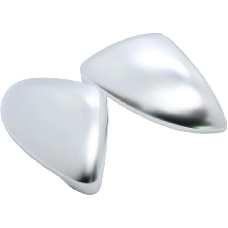 2pcs Chrome Side Wing Mirror Cap Compatible For VW Golf 7 MK7 7.5 GTD R GTI GTE VII E-golf Sportsvan Sportswagen Cover 2013 2019 Replace