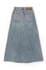 Denim Long Skirt A17537R68AI 01 Indigo Blue 23 [Diesel] Women's DE-PAGO-XR68AI