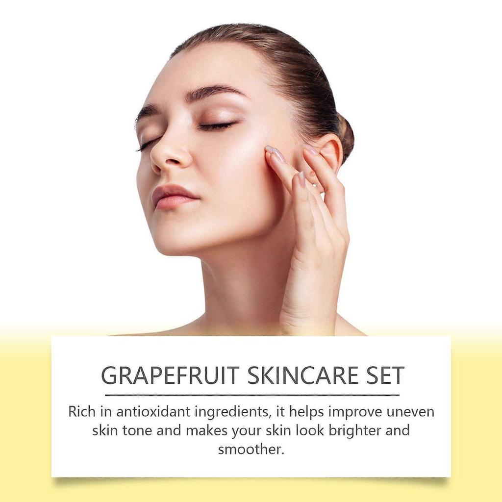 Pomelo Skin Care Gift Set, Daily Facial Care Hydrating Cream Skin Care Set