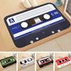 Vintage Cassette Tape Waterproof  Non-slip Wrinkle-Resistant Rectangle Front Door Mats Indoor Outdoor Entrance Carpet Entrance