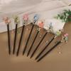 Ebony Style Tassel Hairpin: Vintage Wooden Hair Accessory for Women, Perfect for Simple Updos and Ancient Costume Adornments