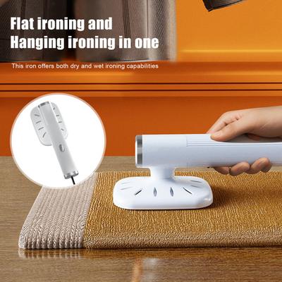 Portable Handheld Iron Electric Steam Ironing Machine with Rotatable Handle Dry Wet Use Fabric Wrinkle Remover Handheld Steam Iron