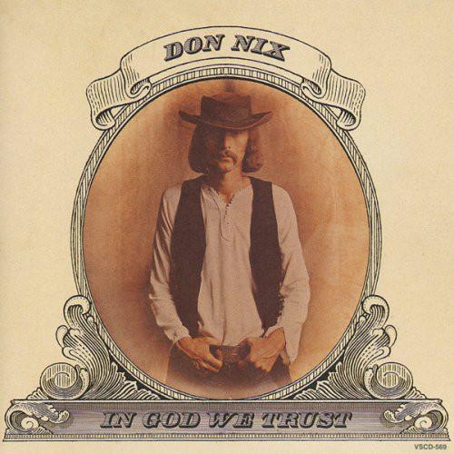

CD DON NIX - In God We Trust VSCD569 Vivid Sound 2009 Japan ObiRock Used