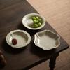 Cream Ru Kiln Pot Bearing Holder Zisha Pot Heat Insulation Pad Dry Soaking Table Tea Tray Coasters Cafes Accessories Ornaments