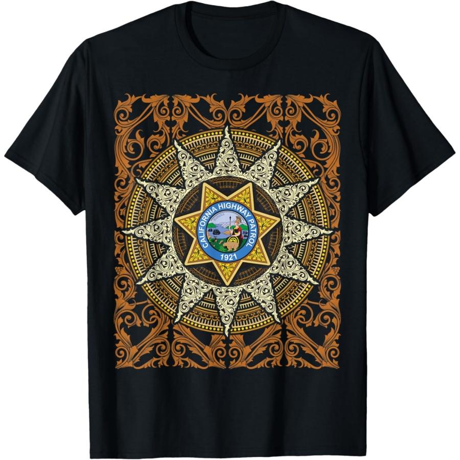 California Highway Patrol Vintage Ornament T-Shirt XXXXXL