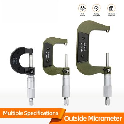 Externer Mikrometersatz Außenmikrometer Mikrometer Mechanische Mikrometer Messwerkzeuge Mikrometrische Messgeräte für Messungen