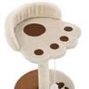 VidaXL Arbre à chat avec griffoir en sisal 40 cm Beige et Marron