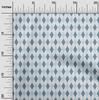 oneOone Cotton Flex Dark Teal Blue Fabric Check Argyle Dress Material Fabric Print Fabric By The Yard 40 Inch