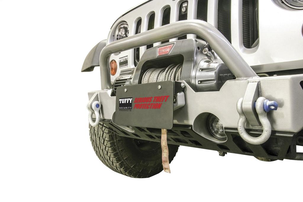 Tuffy Reversible License Plate Holder Hose Fairlead