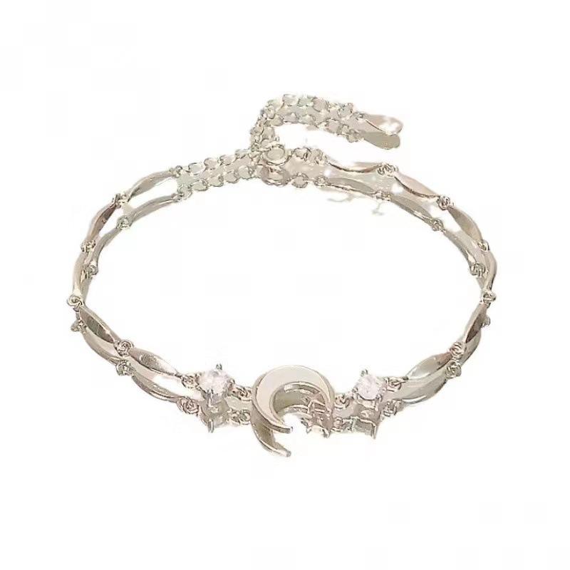 Cherry Blossom Bow Bracelet Advanced Pink Zircon Jewelry Trend Bracelet
