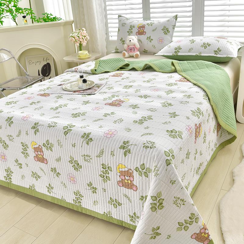 

Покрывало для кровати класса «мама и ребенок» из хлопка с пузырьками, двустороннее, комплект из 3 предметов, можно стирать 150cmx230cm