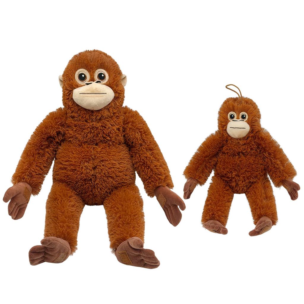 New Funny 40-66Cm Cartoon Gorilla Plush Toy Chimpanzees Monkey Soft Stuffed Doll Backpack Car Bag Room Decor Bg Gift
