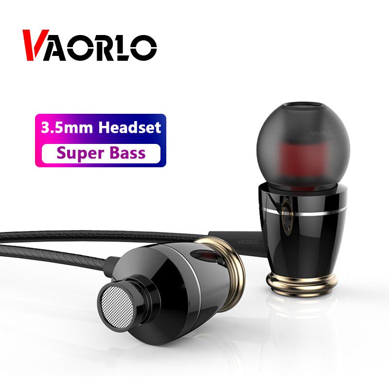 

Металлические проводные наушники VAOLRO 3,5 мм, Hi-Fi стерео музыка с HD-микрофоном для мобильного телефона 3,5 AUX, громкая связь
