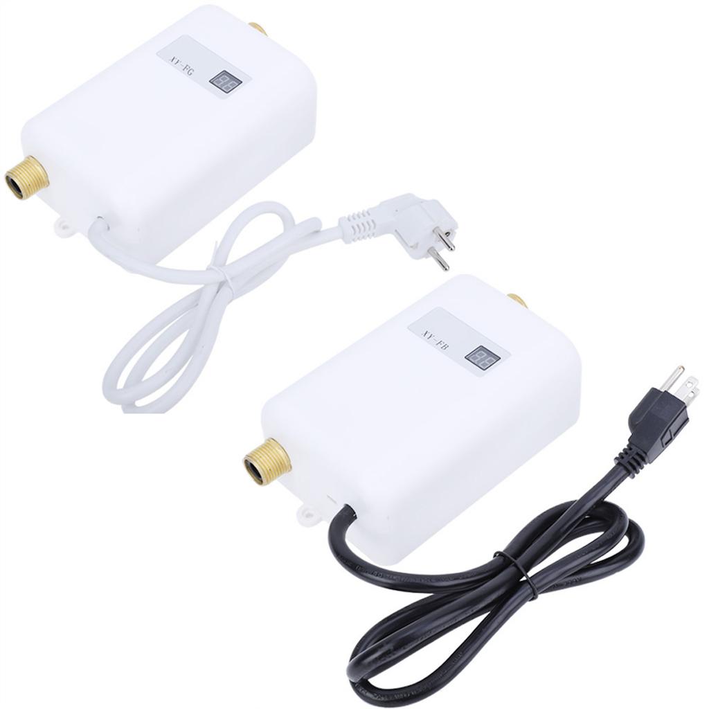 3000W/3800W Electric Tankless Instant Hot Water Heater Bathroom Kitchen Instant Water Heater Tankless Water Heater Water Heating