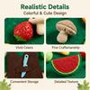 1 Set Fruits Pretend Play Kitchen Games Baby Felt Board Play Food Toys Wall Sticker Fine Motor Skills Early Educational Toy