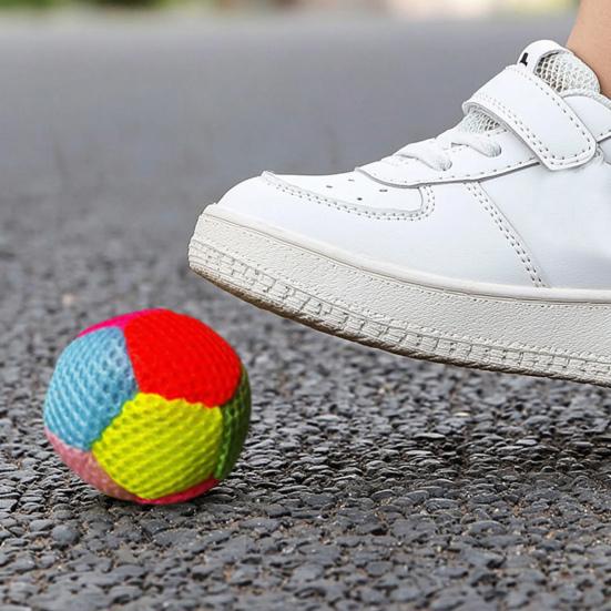 1/3/6/9Pcs Colorful Beanbag Handmade Foam Filled Throwing Ball Footbag Kids Adults Indoor Outdoor Courtyard Play Soft Kickball Toy